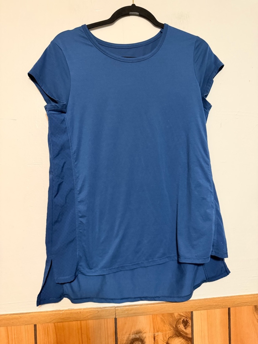 all in motion Royal Blue Short Sleeve Layered